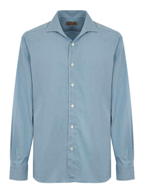 BARBA NAPOLI: シャツ - シャツ - ライトブルー