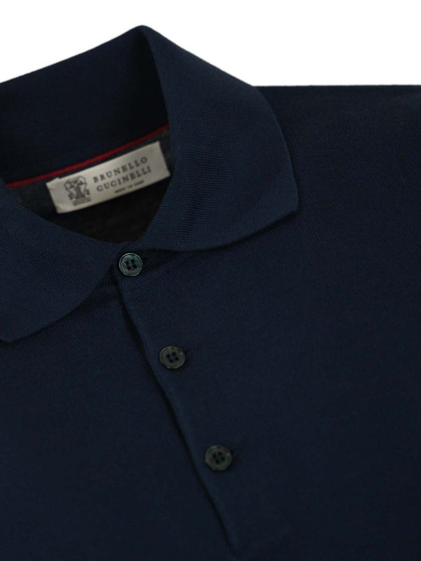 The Best Shops BRUNELLO CUCINELLI: ポロシャツ - ポロシャツ - ブルー