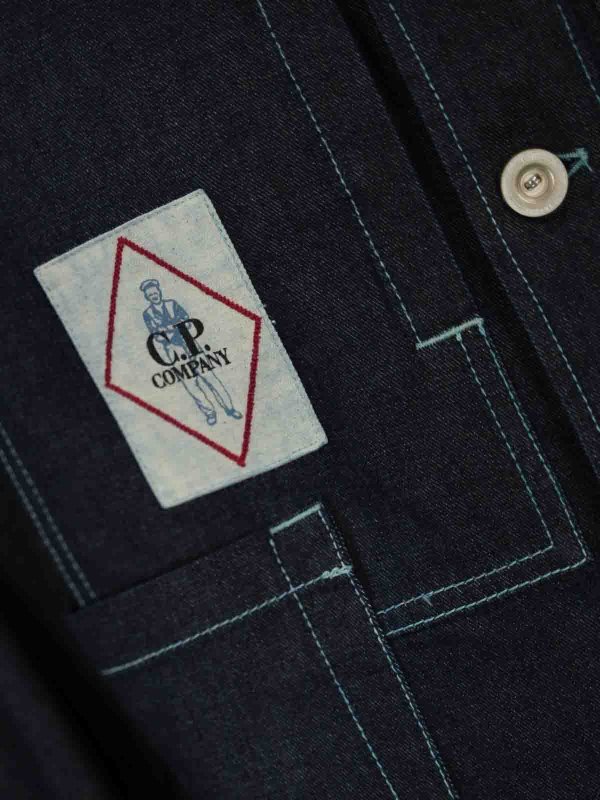 The Best Shops C.P. COMPANY: denim jacket - Denim Jacket