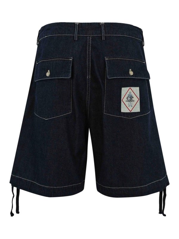 C.P. COMPANY: トラウザーショーツ online - ショートパンツ - ミディアムウォッシュ