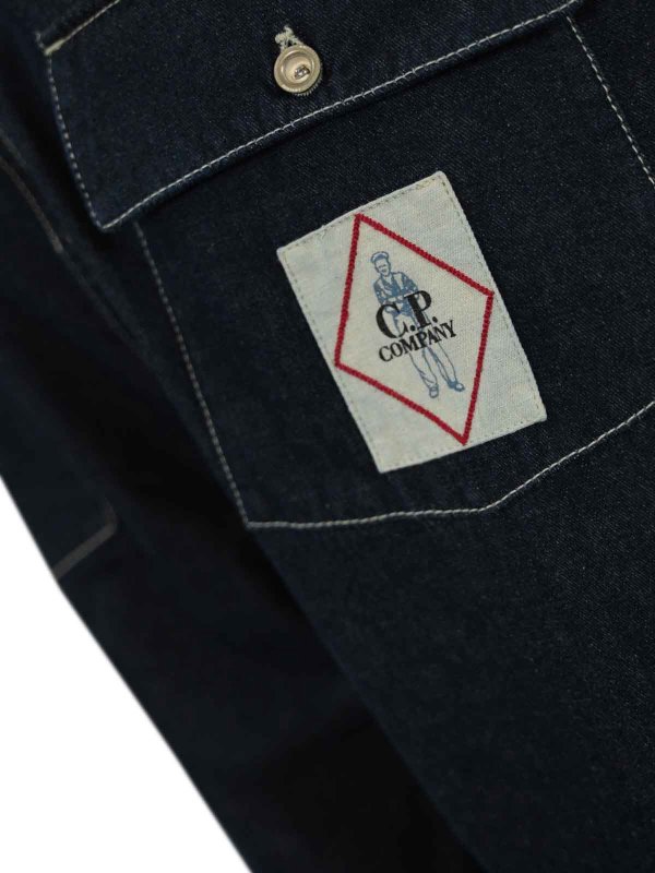 The Best Shops C.P. COMPANY: トラウザーショーツ - ショートパンツ - ミディアムウォッシュ