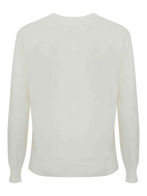 C.P. COMPANY: Suéteres con cuello pico online - Suéter Cuello Redondo - Blanco