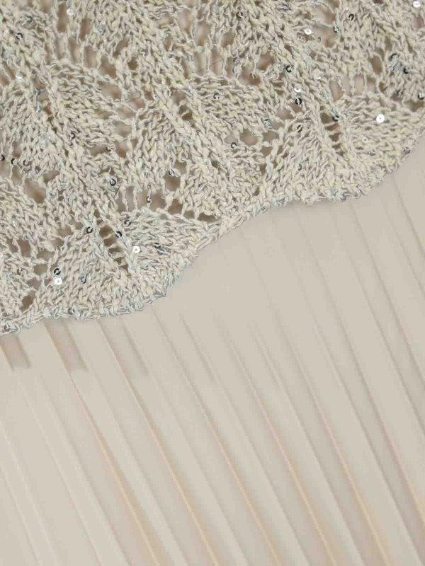 The Best Shops D.EXTERIOR: Knielange Kleider - Knielanges Kleid - Grau