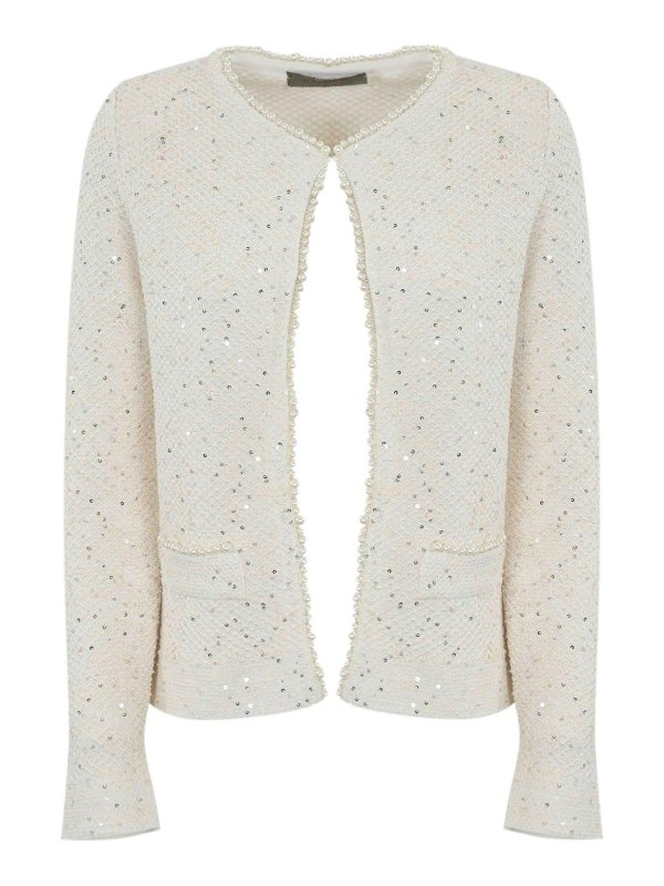 D.EXTERIOR: Vestes casuals - Veste Casual - Blanc