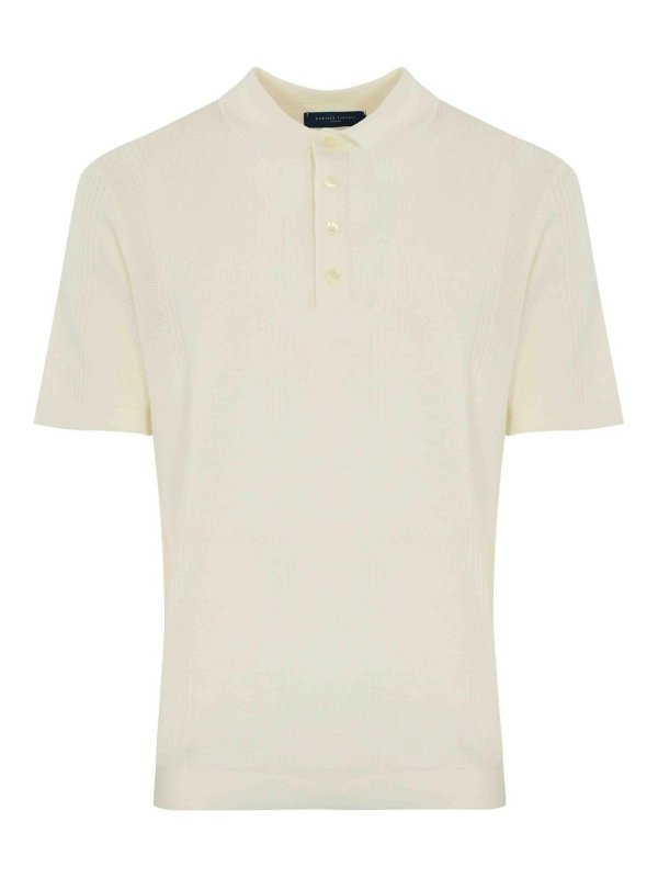 DANIELE FIESOLI: ポロシャツ - ポロシャツ - クリーム