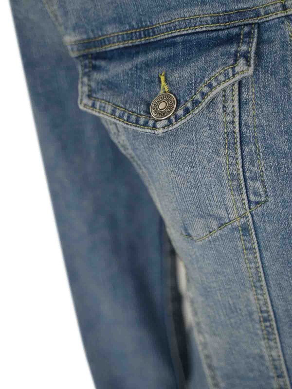 The Best Shops DONDUP: denim jacket - Slim Stretch Denim Jacket