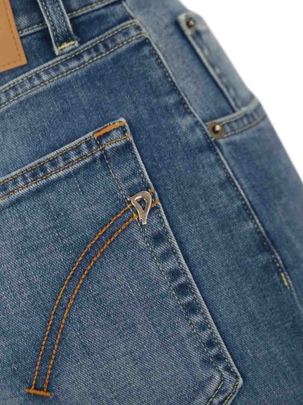 The Best Shops DONDUP: ブーツカットジーンズ - ブーツカットジーンズ - ミディアムウォッシュ