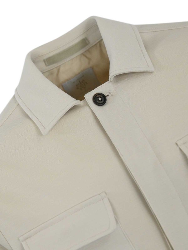 The Best Shops ELEVENTY: casual jackets - Wool Overshirt