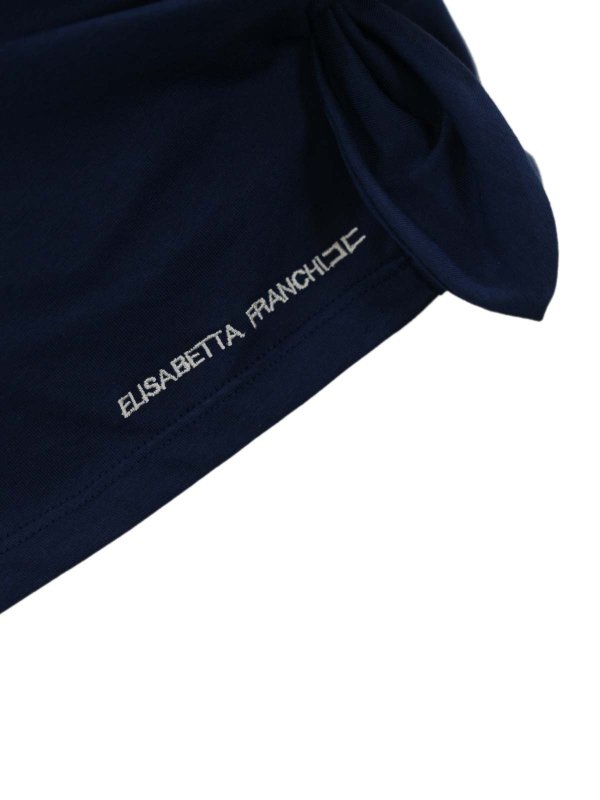 The Best Shops ELISABETTA FRANCHI: トップス＆タンクトップ - トップ/タンクトップ - ブルー