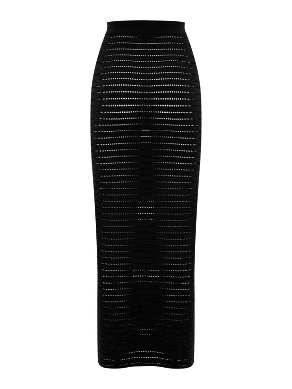 ELISABETTA FRANCHI: ニーレングススカート＆ミディ丈 online - 膝丈/ミディスカート - 黒