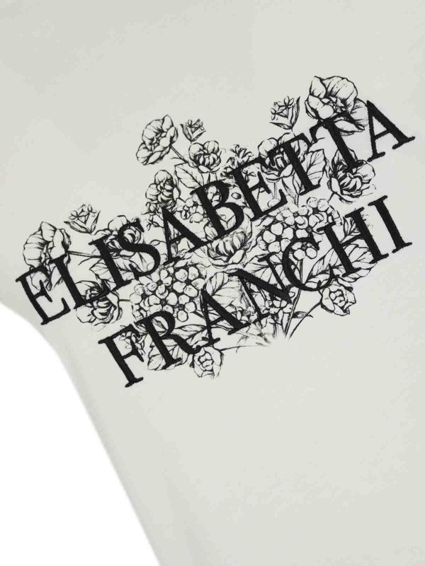 The Best Shops ELISABETTA FRANCHI: T-shirts - T-Shirt - Weiß