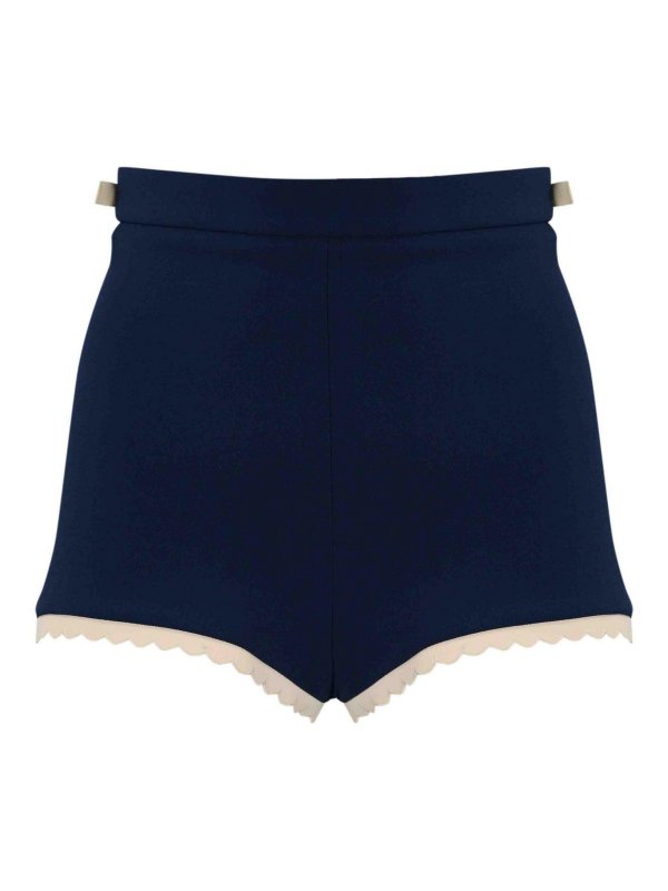 ELISABETTA FRANCHI: Shorts - Short - Bleu