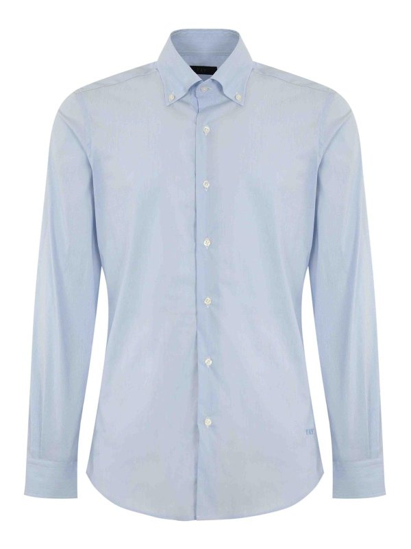 FAY: Hemden - Hemd - Hellblau