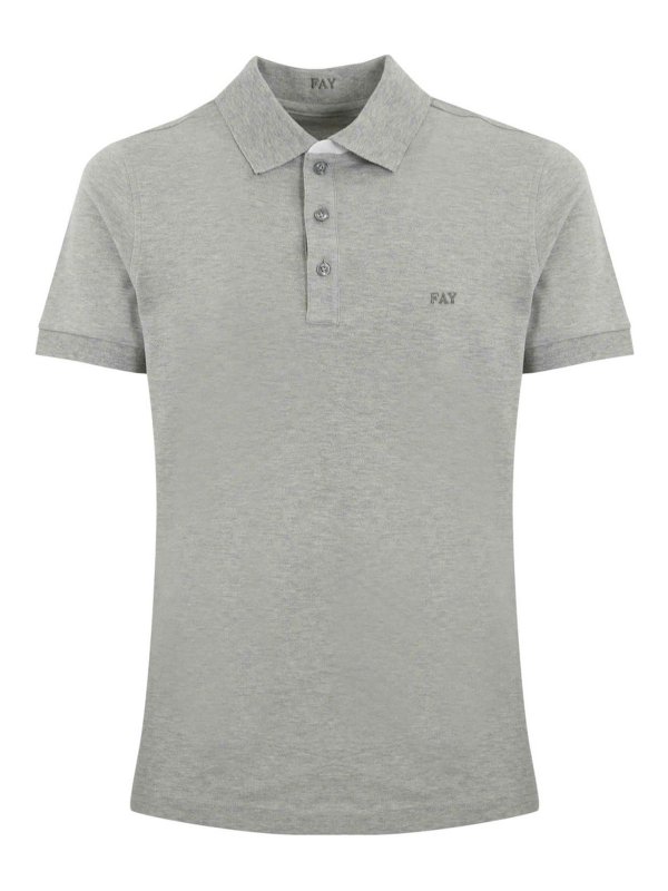 FAY: Poloshirts - Poloshirt - Grau