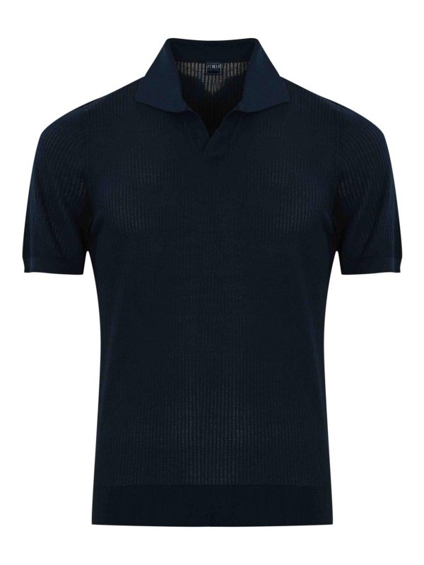 FEDELI: crew necks - Bambu Cotton Polo