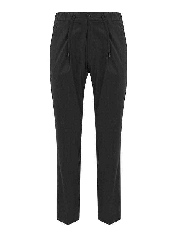 HERNO: Pantalones casual - Pantalón Casual - Gris