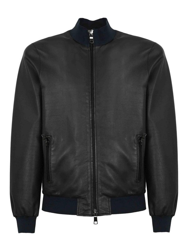 LEATHER AUTHORITY: レザージャケット - レザージャケット - ブルー