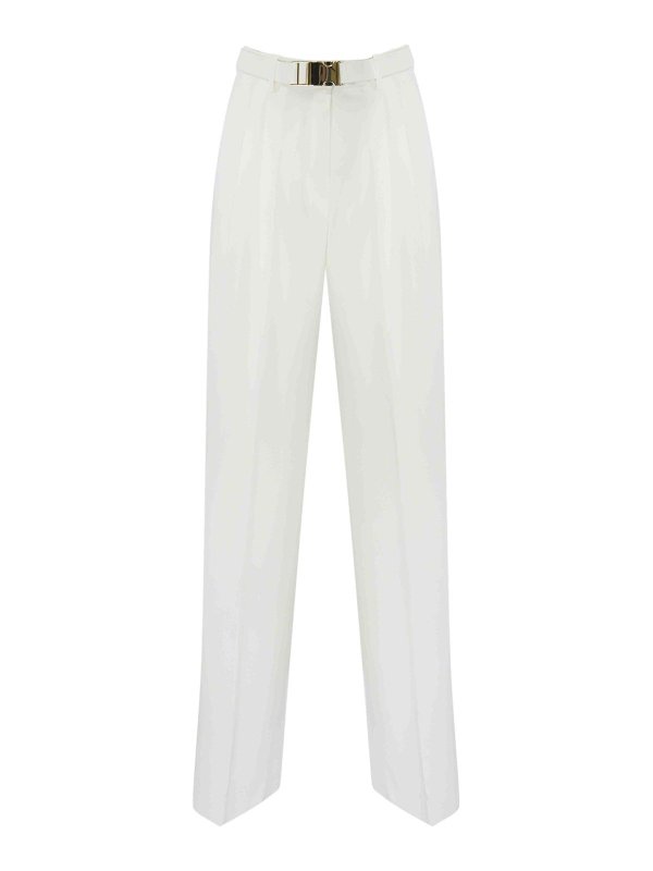 MAX MARA STUDIO: Casual Hosen - Casual Hose - Weiß