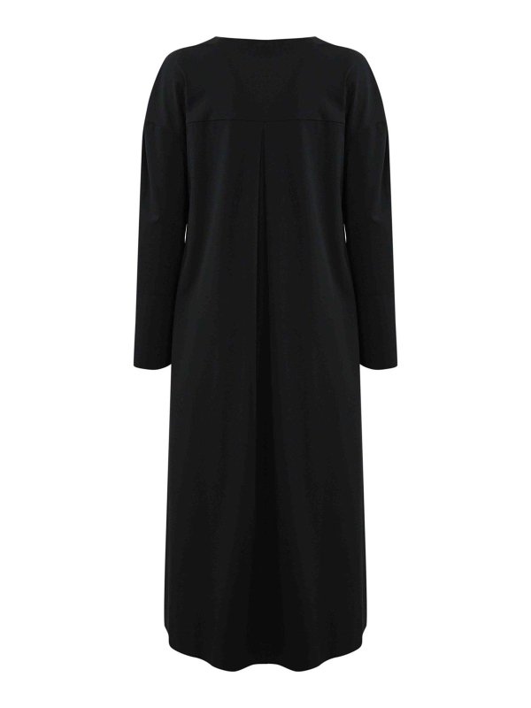 Max Mara: Knielange Kleider online - Knielanges Kleid - Blau