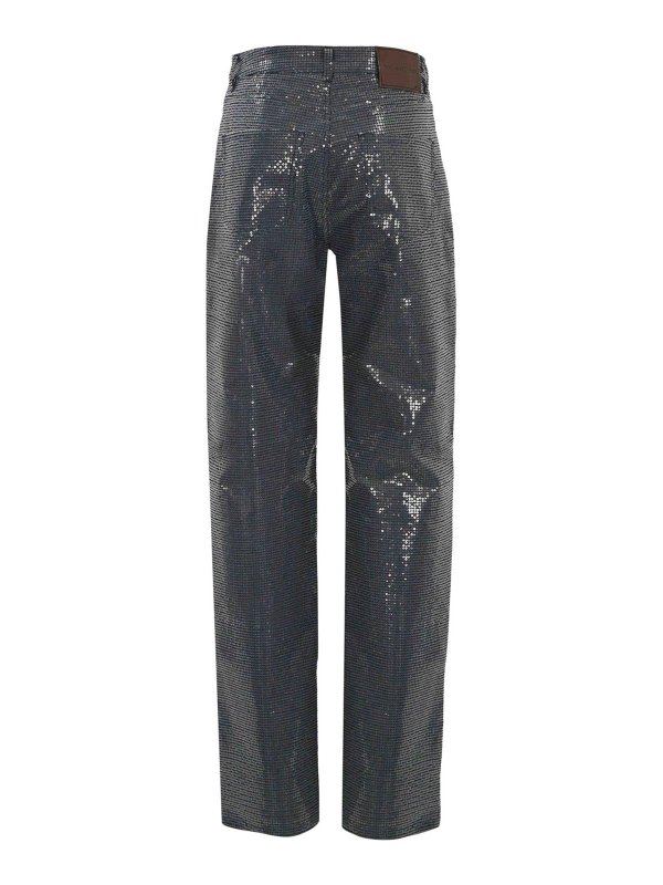 MVP WARDROBE: casual trousers online - Sequin Trousers