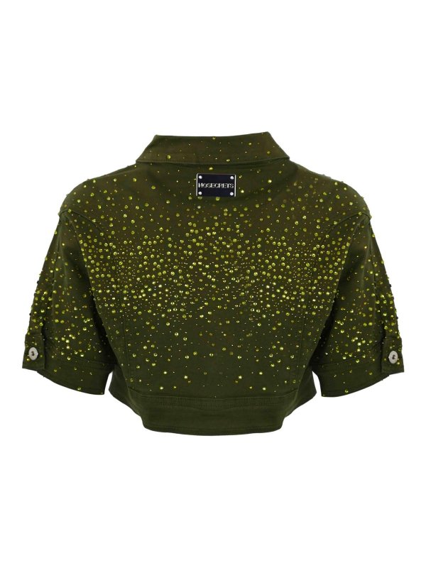 NO SECRETS: casual jackets online - Drill Jacket With Rhinestones