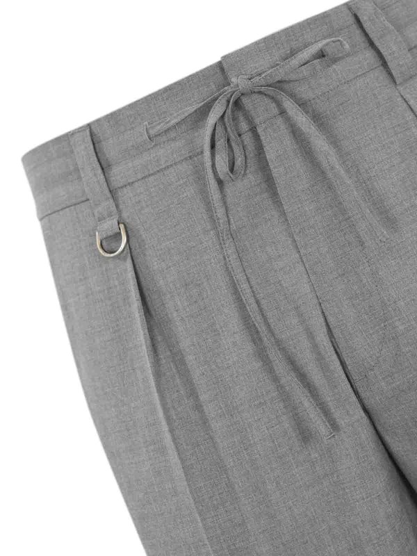 The Best Shops Paolo Pecora: カジュアルトラウザー - カジュアルパンツ - グレー