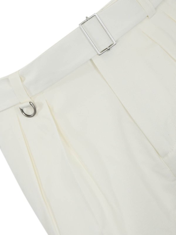 The Best Shops Paolo Pecora: カジュアルトラウザー - カジュアルパンツ - クリーム