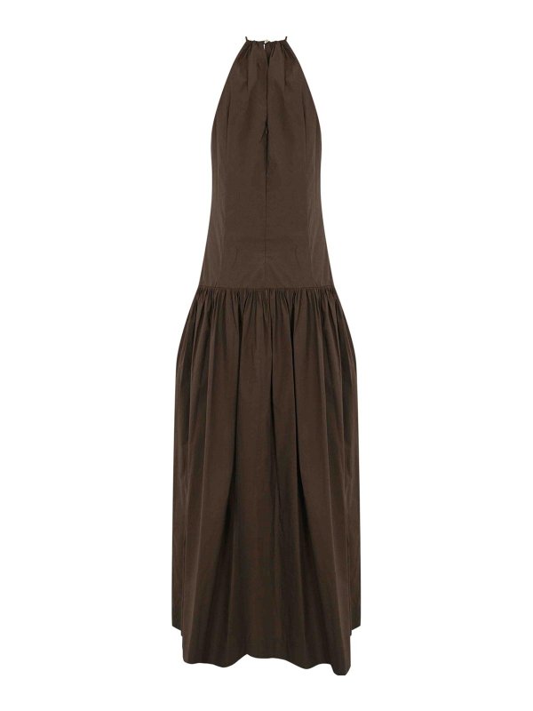 PATRIZIA PEPE: ニーレングスドレス online - 膝丈ドレス - ブラウン