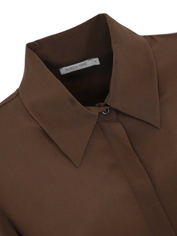 The Best Shops PATRIZIA PEPE: Hemden - Hemd - Braun
