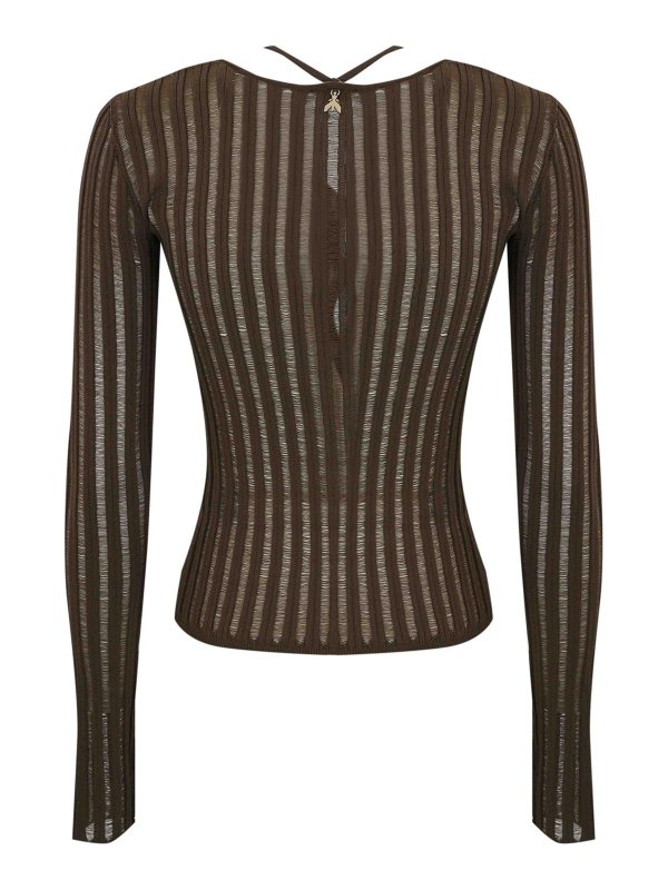 PATRIZIA PEPE: カーディガン online - カーディガン - ブラウン