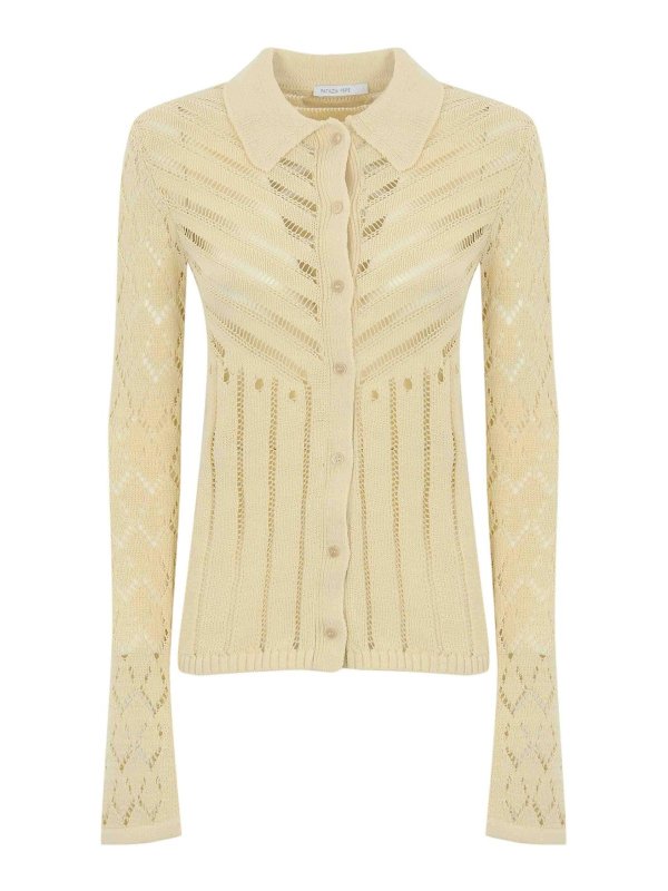 PATRIZIA PEPE: カーディガン - カーディガン - 白