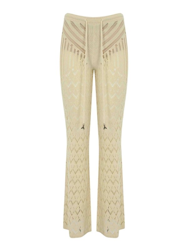 PATRIZIA PEPE: カジュアルトラウザー - カジュアルパンツ - 白