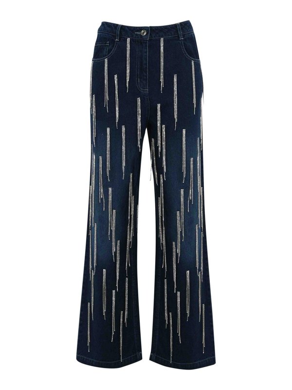 PATRIZIA PEPE: ストレートジーンズ - ストレートジーンズ - ミディアムウォッシュ