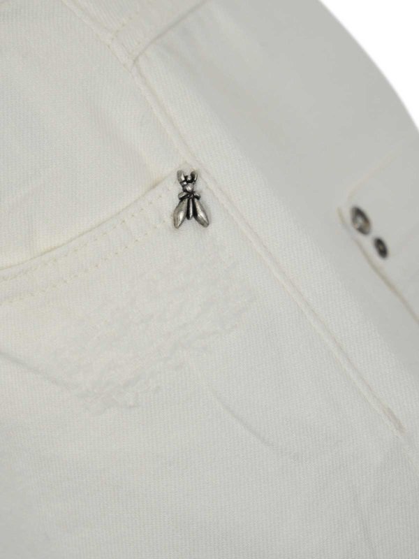 The Best Shops PATRIZIA PEPE: ストレートジーンズ - ストレートジーンズ - 白