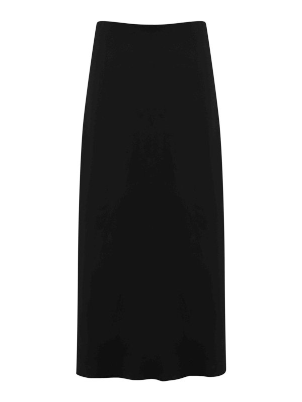 PATRIZIA PEPE: ニーレングススカート＆ミディ丈 - 膝丈/ミディスカート - 黒