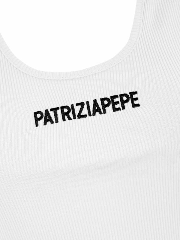 The Best Shops PATRIZIA PEPE: Tops und Tank Tops - Top - Weiß