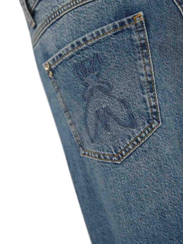 The Best Shops PATRIZIA PEPE: Jeans Rectos - Vaqueros Rectos - Azul