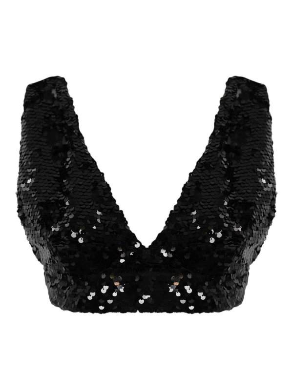 Philosophy di Lorenzo Serafini: Tops & Tank tops - Sequined Top