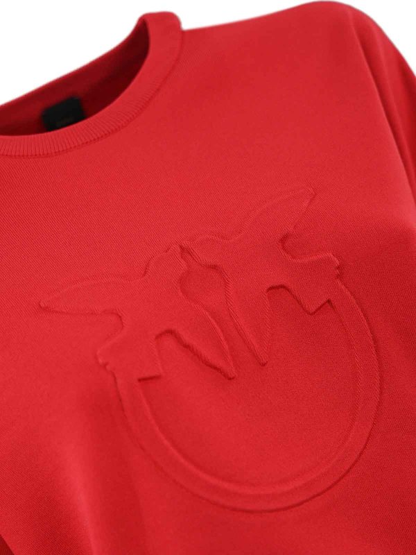 The Best Shops Pinko: crew necks - Emporio Viscose Blend Pullover Sweater