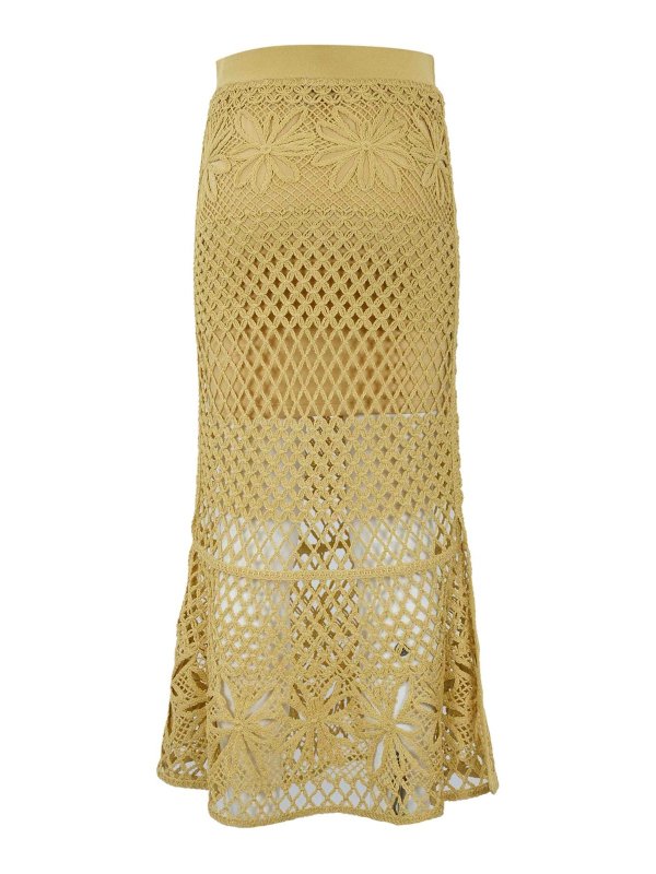 Pinko: Knee length skirts & Midi online - Openwork Skirt