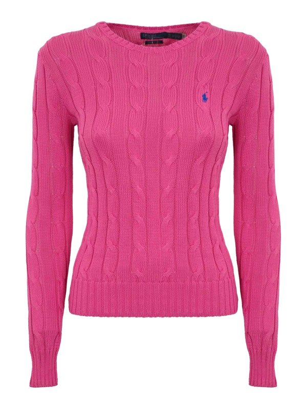 POLO RALPH LAUREN: maglia collo rotondo - Maglione via cavo con logo