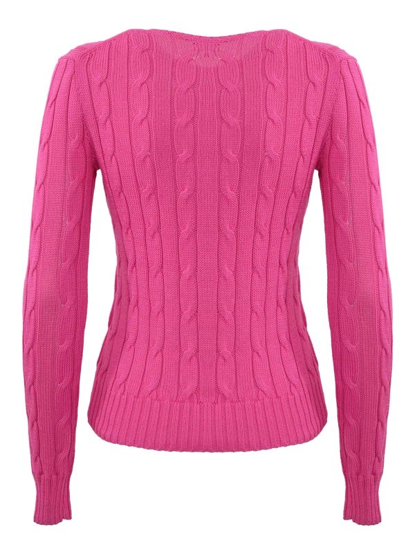 POLO RALPH LAUREN: maglia collo rotondo online - Maglione via cavo con logo