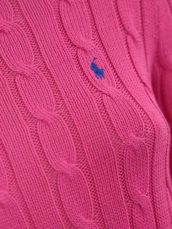The Best Shops POLO RALPH LAUREN: maglia collo rotondo - Maglione via cavo con logo