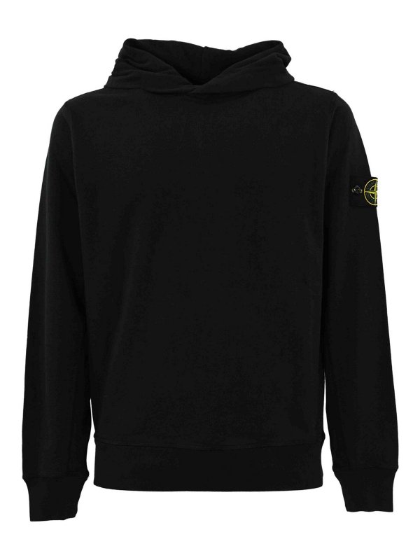 STONE ISLAND: スウェット＆セーター - スウェットシャツ/セーター - 黒