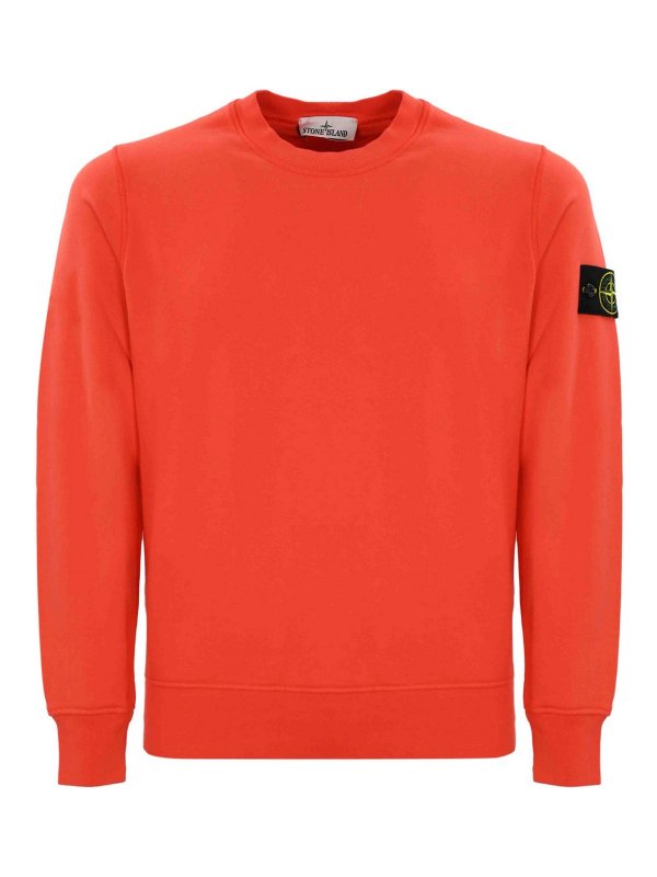 STONE ISLAND: スウェット＆セーター - スウェットシャツ/セーター - 赤