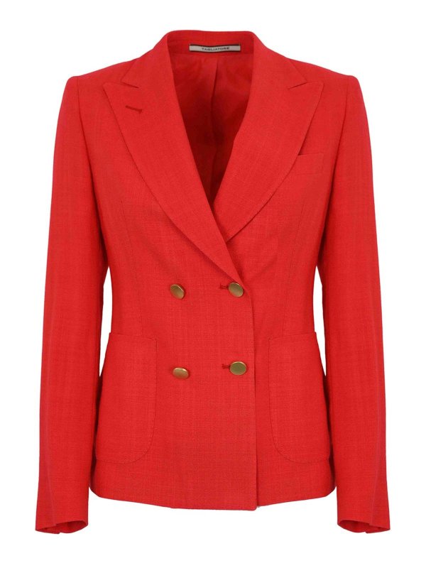 TAGLIATORE: ブレザー - ブレザー - 赤