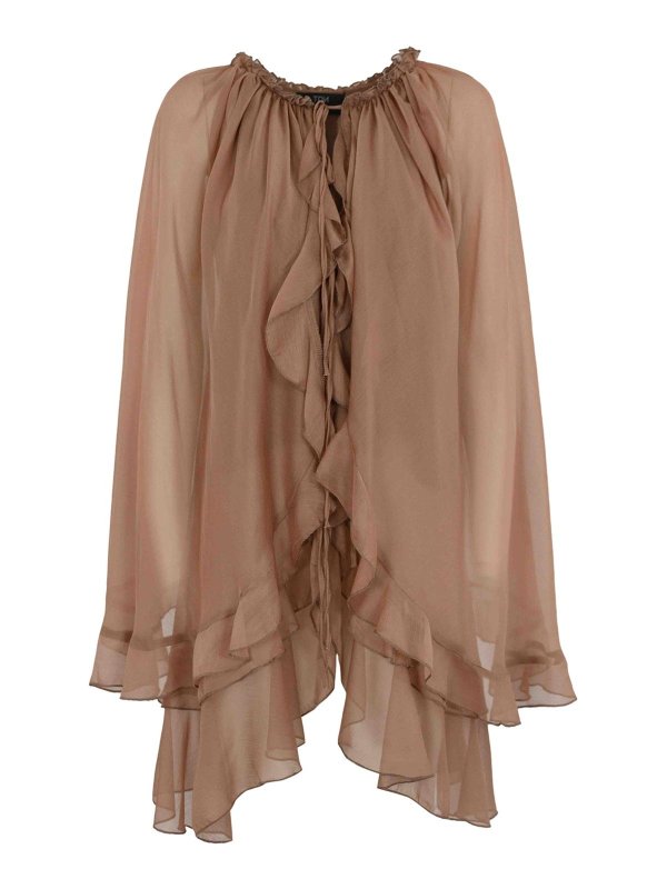 TPN: ニーレングスドレス - 膝丈ドレス - ベージュ