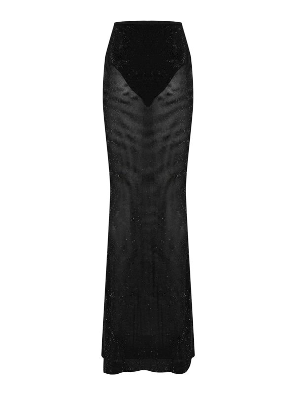 TWENTY FOURHAITCH: ニーレングススカート＆ミディ丈 online - 膝丈/ミディスカート - 黒