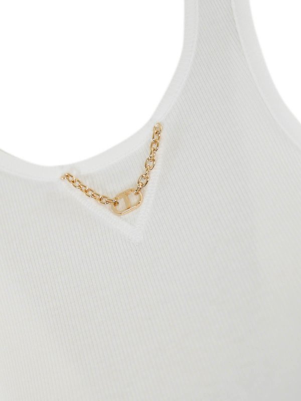 The Best Shops TWINSET: Tops & Débardeurs - Top - Blanc
