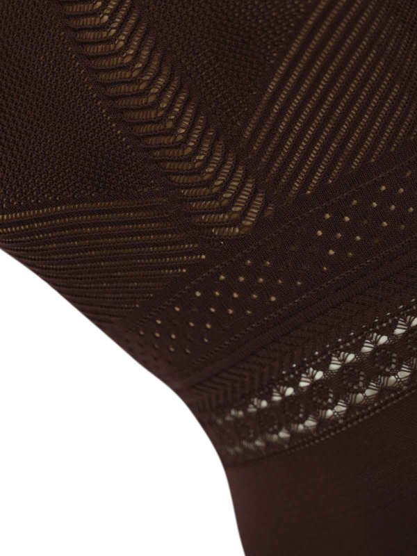 The Best Shops TWINSET: Top e canotte - Testa a maglia viscosa